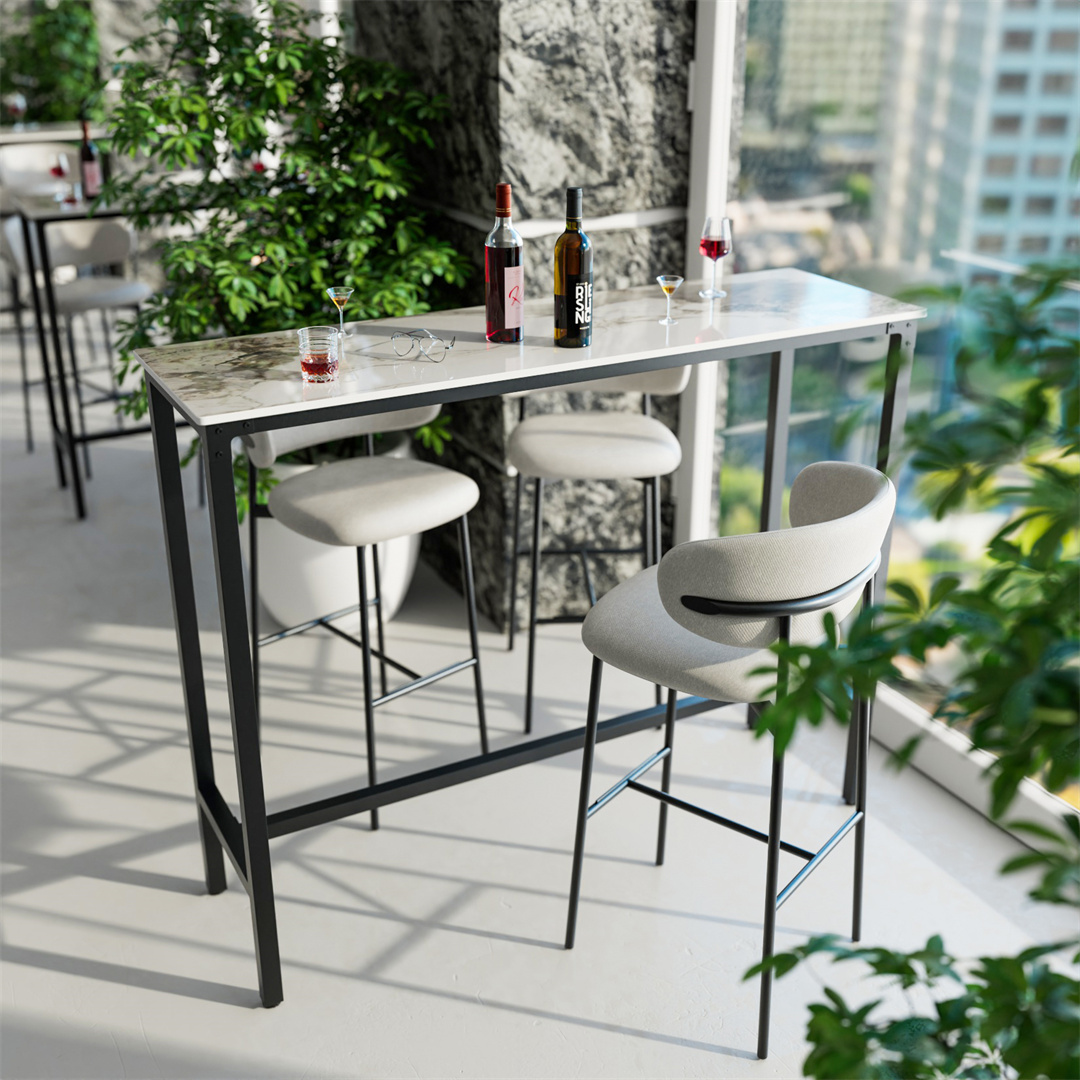 Meja Bar Hitam LUVODI dengan M - Home Bar And Counter ulasan dan harga