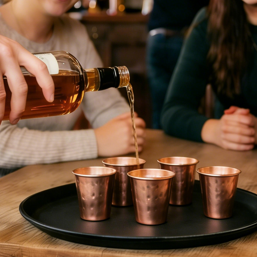 6cs 8Pcs Cangkir Tembaga Baru  - Mule Copper Mug ulasan dan harga