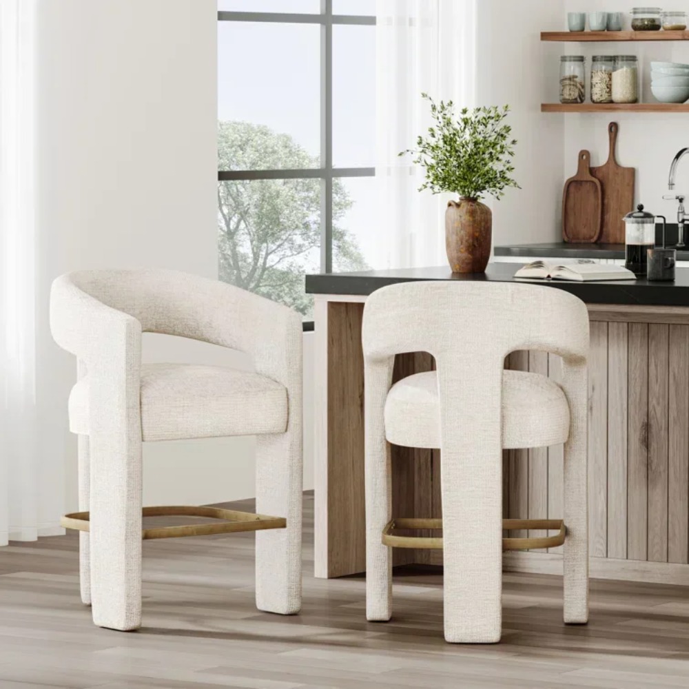 Bangku meja berlapis kain Mode - Home Bar Stools ulasan dan harga