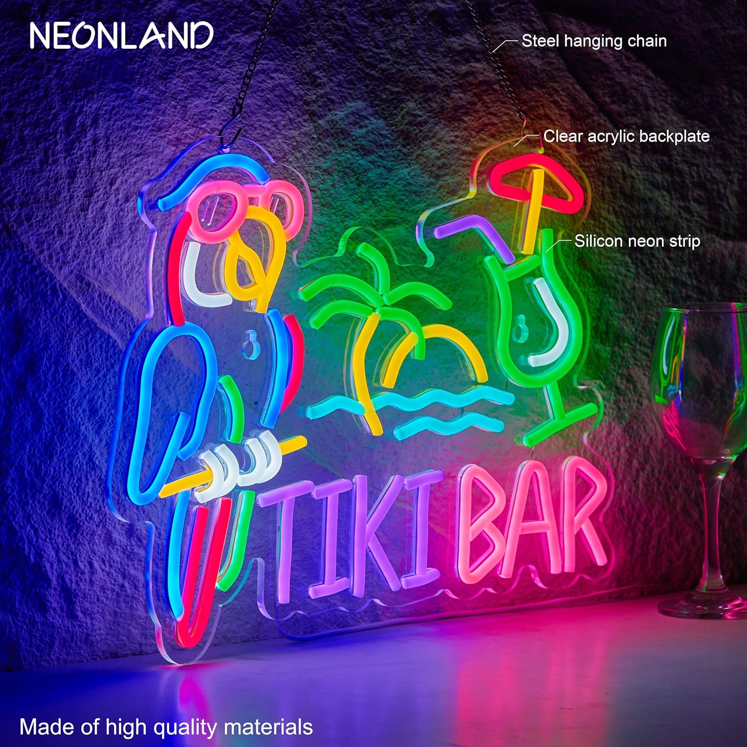 Lampu Neon LED USB Bentuk Buru - Home Bar Signs ulasan dan harga