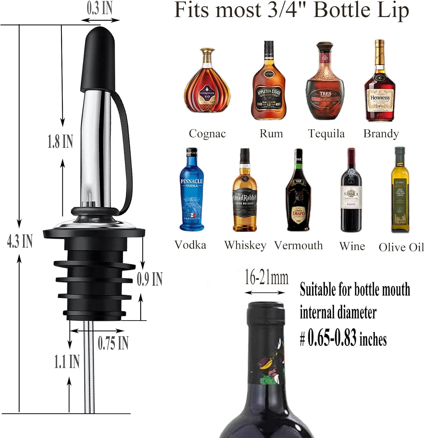 12 Paket Corong Tuang Minuman  - Speed Pourer Cap ulasan dan harga