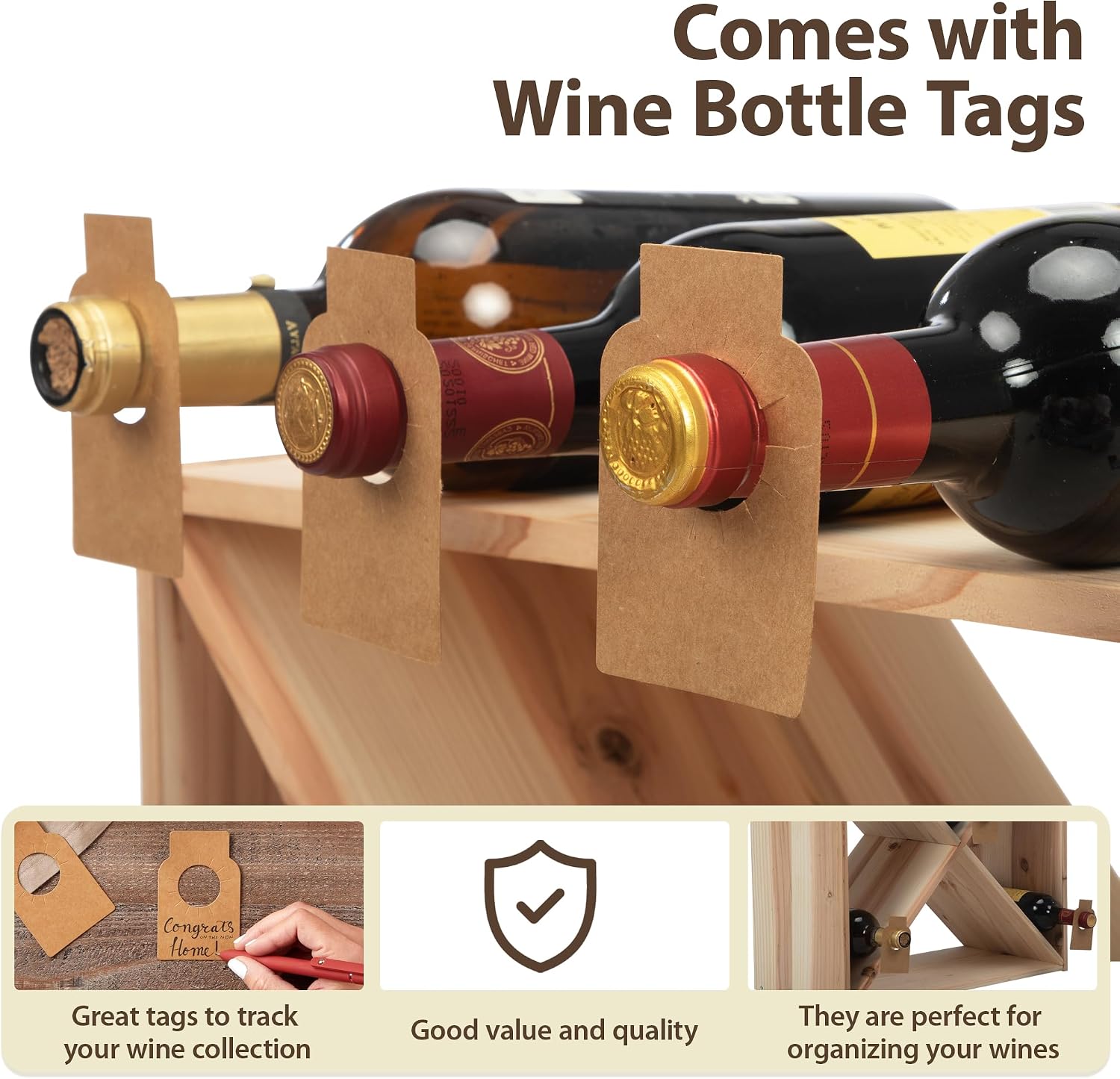 Rak Anggur 96 Botol, Penyimpan - Home Bar Shelf ulasan dan harga