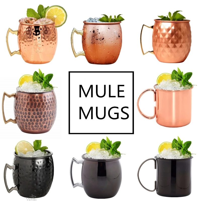 1 buah 550ml Mug tembaga Mosko - Mule Copper Mug ulasan dan harga