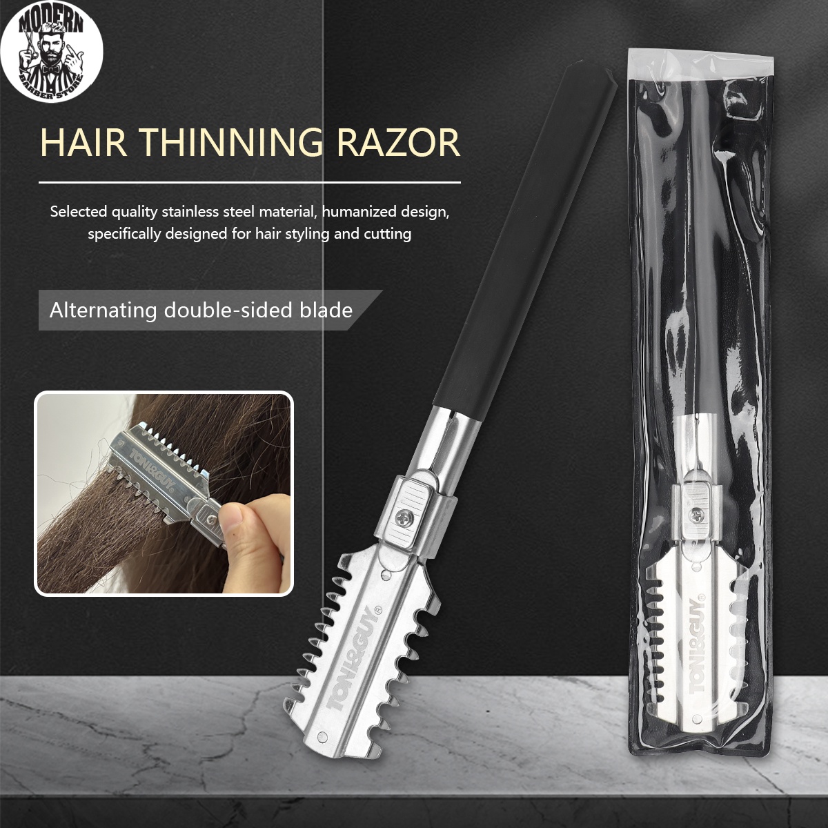 Pisau Cukur Rambut Double-Edge - Home Barbershop ulasan dan harga