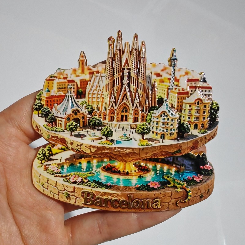 Magnet Kulkas Logam Spanyol So - Home Barcelona ulasan dan harga