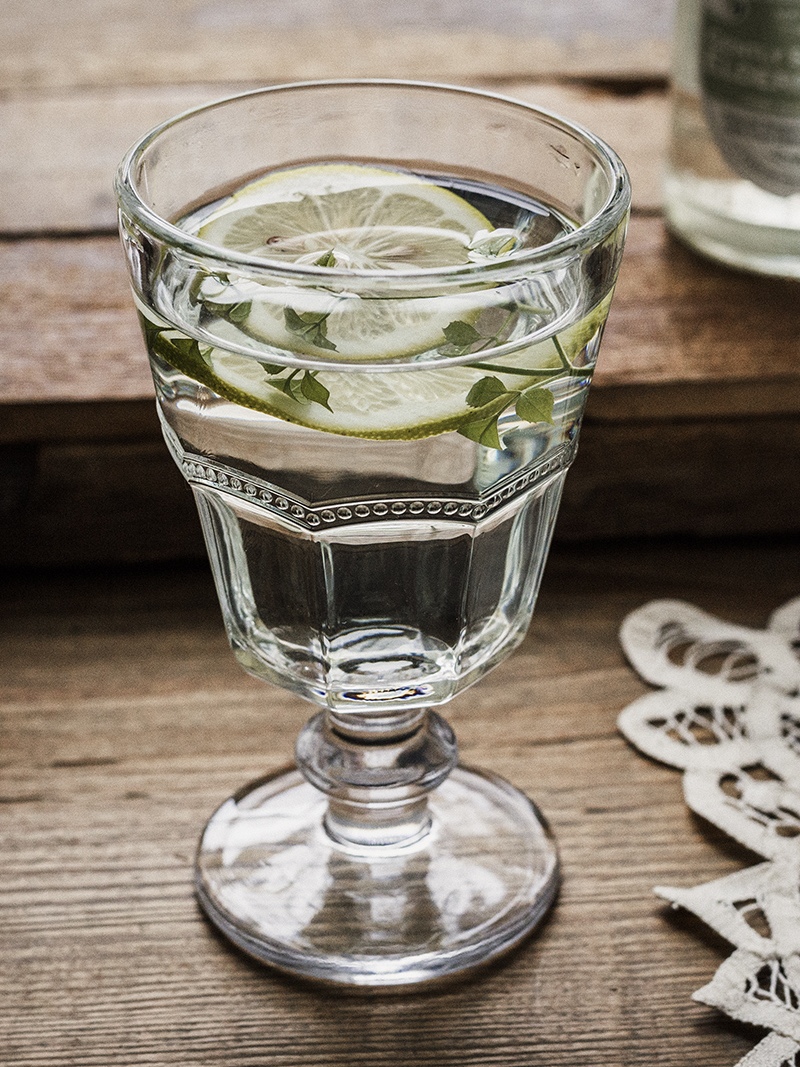 Gelas Highball Kaca Retro deng - Highball Glass Set ulasan dan harga